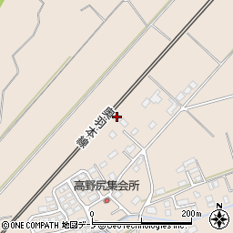 秋田県北秋田市綴子高野尻551周辺の地図