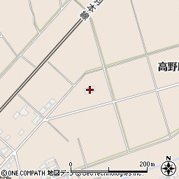 秋田県北秋田市綴子高野尻488-2周辺の地図