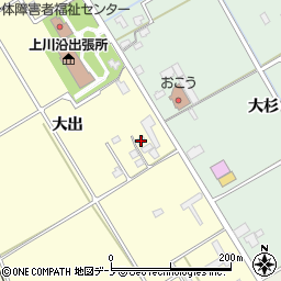 秋田県大館市池内大出周辺の地図