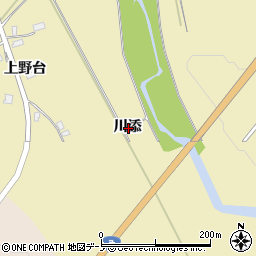 秋田県大館市大披川添周辺の地図