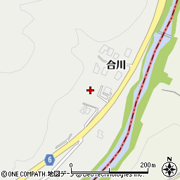 岩手県二戸市似鳥合川周辺の地図