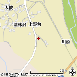 秋田県大館市大披上野台26周辺の地図