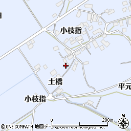 秋田県鹿角市花輪小枝指56周辺の地図