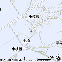 秋田県鹿角市花輪小枝指55周辺の地図