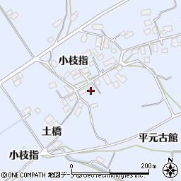 秋田県鹿角市花輪小枝指46周辺の地図