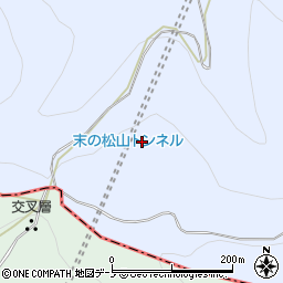 末の松山トンネル周辺の地図