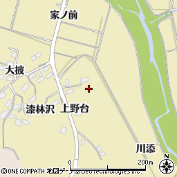 秋田県大館市大披上野台9周辺の地図