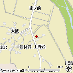 秋田県大館市大披上野台7周辺の地図