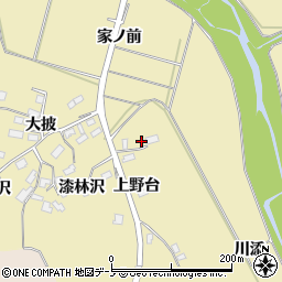 秋田県大館市大披上野台8周辺の地図