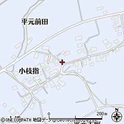 秋田県鹿角市花輪（小枝指）周辺の地図