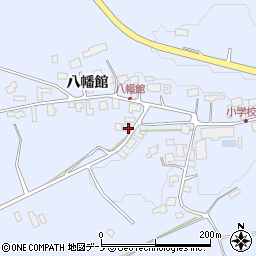秋田県鹿角市花輪上ワ町周辺の地図