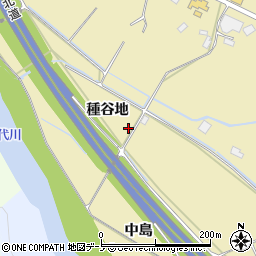 秋田県鹿角市十和田錦木種谷地周辺の地図