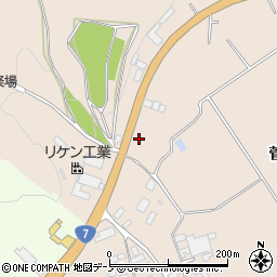 秋田県北秋田市綴子作坂周辺の地図