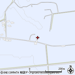 秋田県鹿角市花輪山道18周辺の地図