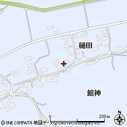 秋田県鹿角市花輪小枝指8周辺の地図