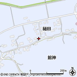 秋田県鹿角市花輪小枝指6周辺の地図
