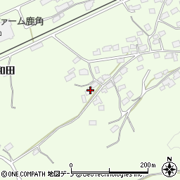 秋田県鹿角市十和田末広和田6周辺の地図