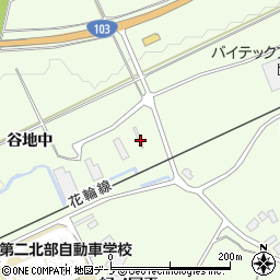 秋田県鹿角市十和田末広和田24周辺の地図
