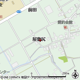 秋田県大館市餌釣屋敷尻周辺の地図