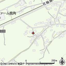 秋田県鹿角市十和田末広和田4周辺の地図