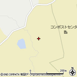 秋田県大館市大披大沢周辺の地図