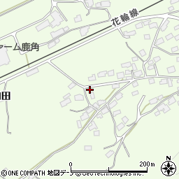 秋田県鹿角市十和田末広和田1周辺の地図