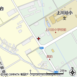 秋田県大館市餌釣前田165周辺の地図