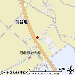 秋田県鹿角市十和田錦木前谷地周辺の地図