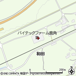 秋田県鹿角市十和田末広下屋布1周辺の地図