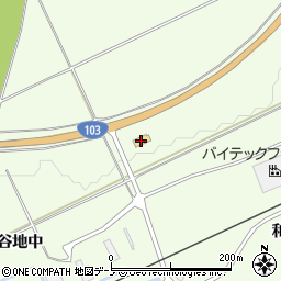 ローソン鹿角十和田末広店周辺の地図