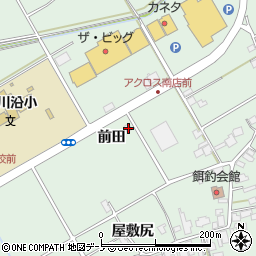 秋田県大館市餌釣前田286周辺の地図