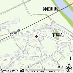 秋田県鹿角市十和田末広下屋布60周辺の地図