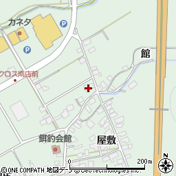秋田県大館市餌釣前田31周辺の地図