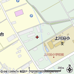 秋田県大館市餌釣前田55周辺の地図