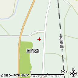 秋田県能代市須田屋布添60周辺の地図