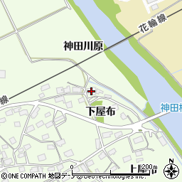秋田県鹿角市十和田末広下屋布50周辺の地図
