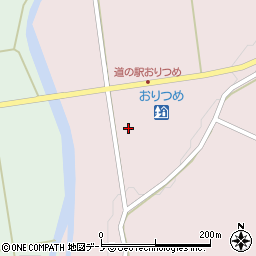九戸村役場　オドデ館周辺の地図