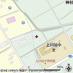 秋田県大館市餌釣前田33周辺の地図