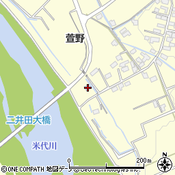 秋田県大館市池内萱野28周辺の地図