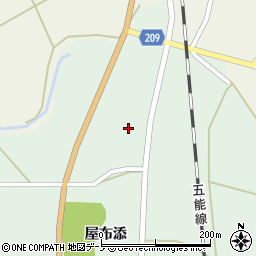 秋田県能代市須田屋布添55周辺の地図