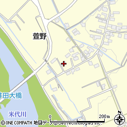 秋田県大館市池内萱野140周辺の地図