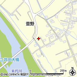 秋田県大館市池内萱野32周辺の地図
