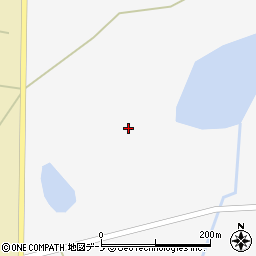 秋田県能代市朴瀬野中堤下周辺の地図