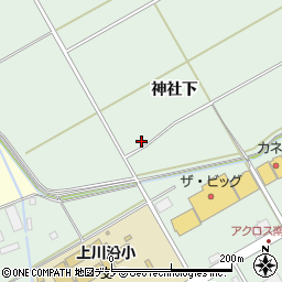 秋田県大館市餌釣周辺の地図