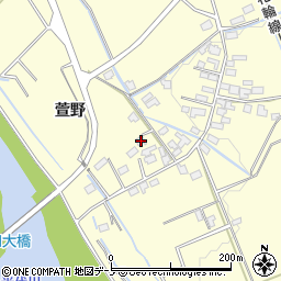 秋田県大館市池内萱野144周辺の地図