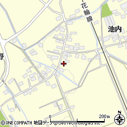 秋田県大館市池内池内33周辺の地図
