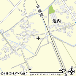 秋田県大館市池内池内27周辺の地図
