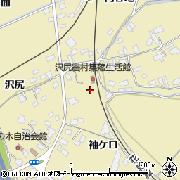 秋田県鹿角市十和田錦木沢尻59周辺の地図