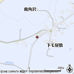 秋田県鹿角市花輪鹿角沢66周辺の地図