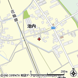 秋田県大館市池内池内99周辺の地図